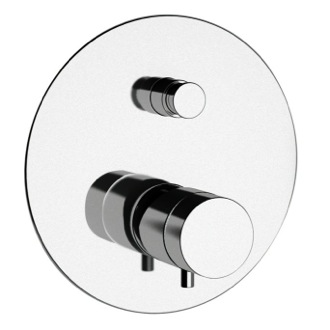 Diverter Built-in Thermostatic Diverter with Single Lever, Rough-In Valve Included Remer NT09US